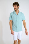 Chemise bleue ALEX TRIESTE - 4
