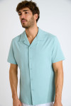 Chemise bleue ALEX TRIESTE - 5