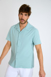 Chemise bleue ALEX TRIESTE - 7