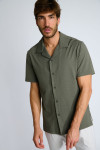 Chemise kaki ALEX TRIESTE - 4