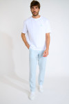 Pantalon chino bleu ciel AURELIO LINDYE