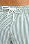 Short de bain à rayures kaki et blanc EMILIO EQUENSE - 4