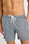 Short de bain marine mosaïque EMILIO SESTRI - 1