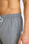 Short de bain marine mosaïque EMILIO SESTRI - 3