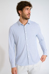 Chemise bleu marine JEAN ROMA - 5