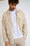 Chemise saharienne beige LIONEL PISE - 4