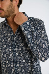 Chemise bleu marine QUENTIN GERACE - 2