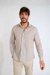 Chemise kaki à motifs QUENTIN MAZARA - 7