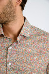 Chemise écru imprimé floral QUENTIN VIESTE - 1