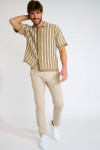 Chemise en maille taupe TRISTAN SOVERATO - 8