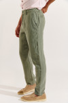 Pantalon chino kaki AURELIO LINDYE - 2