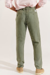 Pantalon chino kaki AURELIO LINDYE - 5
