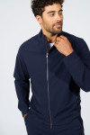 Blouson bleu marine Julien Lescada - 4