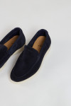 Mocassin en cuir bleu marine PESARO HARBOR