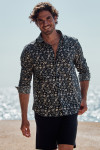 Chemise bleu marine QUENTIN GERACE - 1