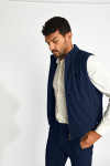 Blouson sans manche packable bleu marine SANDRO CATANIA - 8