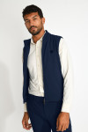 Blouson sans manche packable bleu marine SANDRO CATANIA - 7