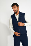 Blouson sans manche packable bleu marine SANDRO CATANIA - 4