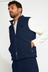 Blouson sans manche packable bleu marine SANDRO CATANIA - 1