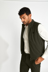Blouson sans manche packable kaki SANDRO CATANIA - 2