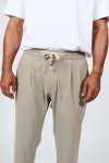 Pantalon beige THOMAS LESCADA - 3