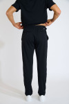 Pantalon noir THOMAS TRIESTE - 7