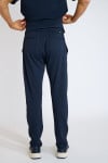Pantalon bleu marine THOMAS TRIESTE - 3