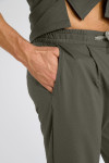 Pantalon vert kaki THOMAS TRIESTE - 5