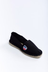Espadrilles en toile Noire - Made in France CLASSIQUE UNI - 7