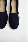 Espadrilles en toile Bleu Marine - Made in France CLASSIQUE UNI