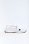 Espadrilles en toile Blanche CLASSIQUE UNI