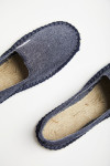 Espadrilles en toile Bleu Jean - Made in France CLASSIQUE UNI - 4