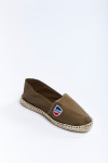 Espadrilles en toile Kaki - Made in France CLASSIQUE UNI