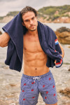 SERVIETTE BLEU MARINE - 1