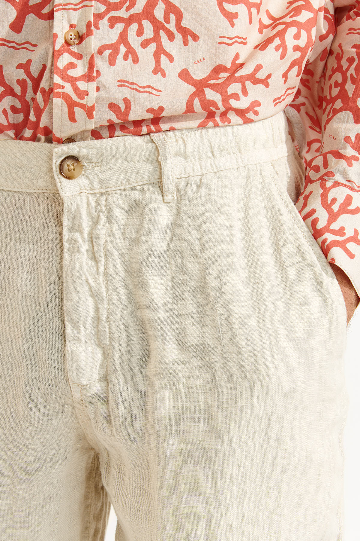 Pantalon en lin CHINO LINDYE - 4
