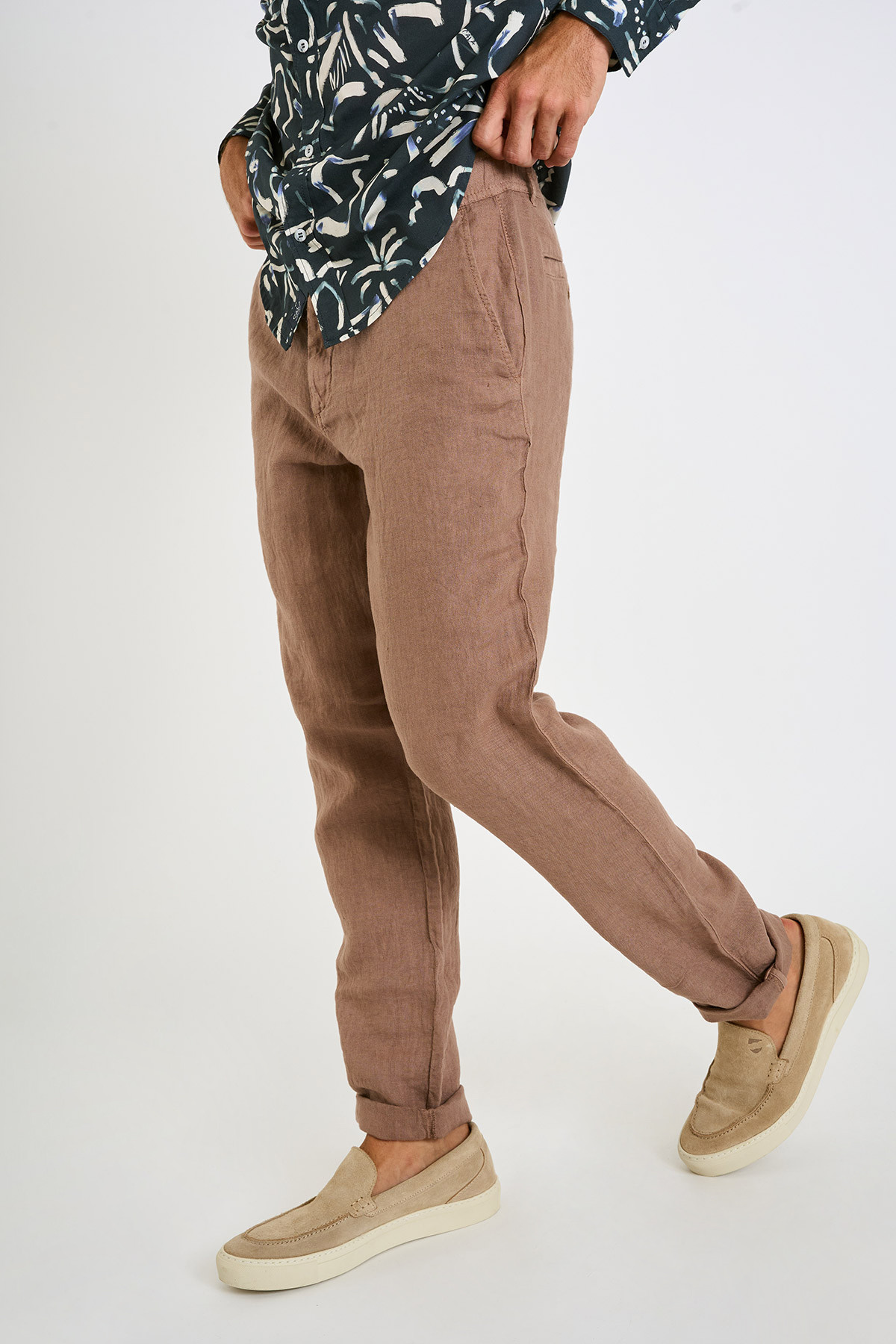 Pantalon taupe CHINO LINDYE - 2