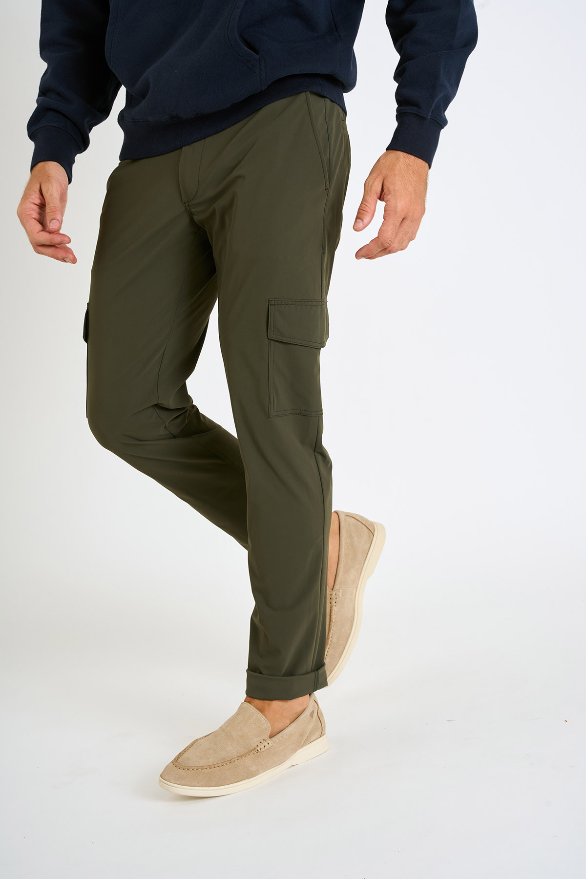 Pantalon kaki stretch CONOR LESCADA - 1