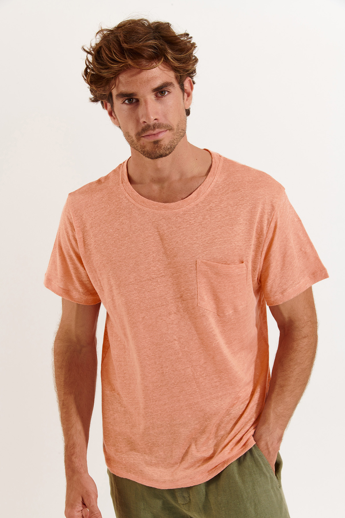 T-shirt corail CYRIL LIN - 2