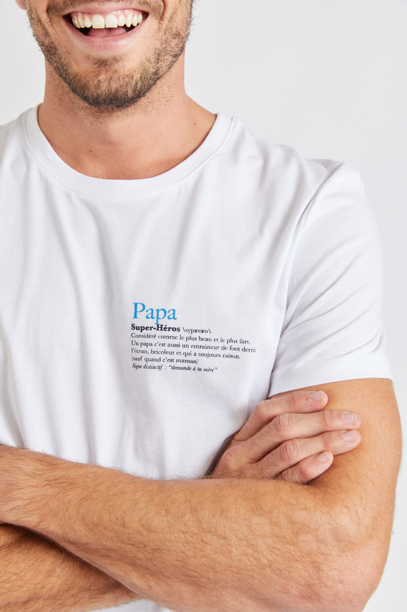 T-shirt Blanc Yannpap Dictio - 2