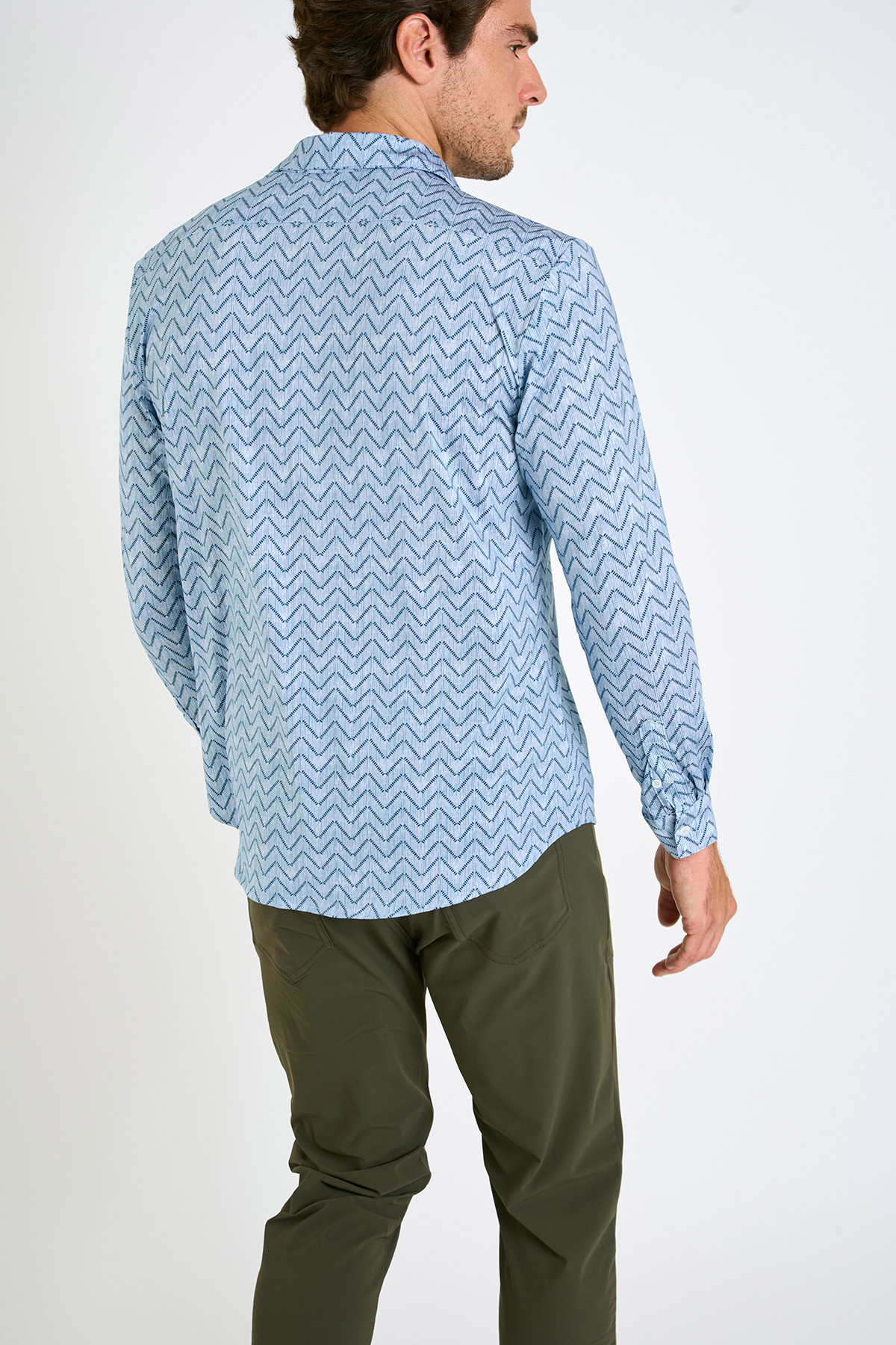 Chemise bleue homme ALAIN TIVOLI - 5