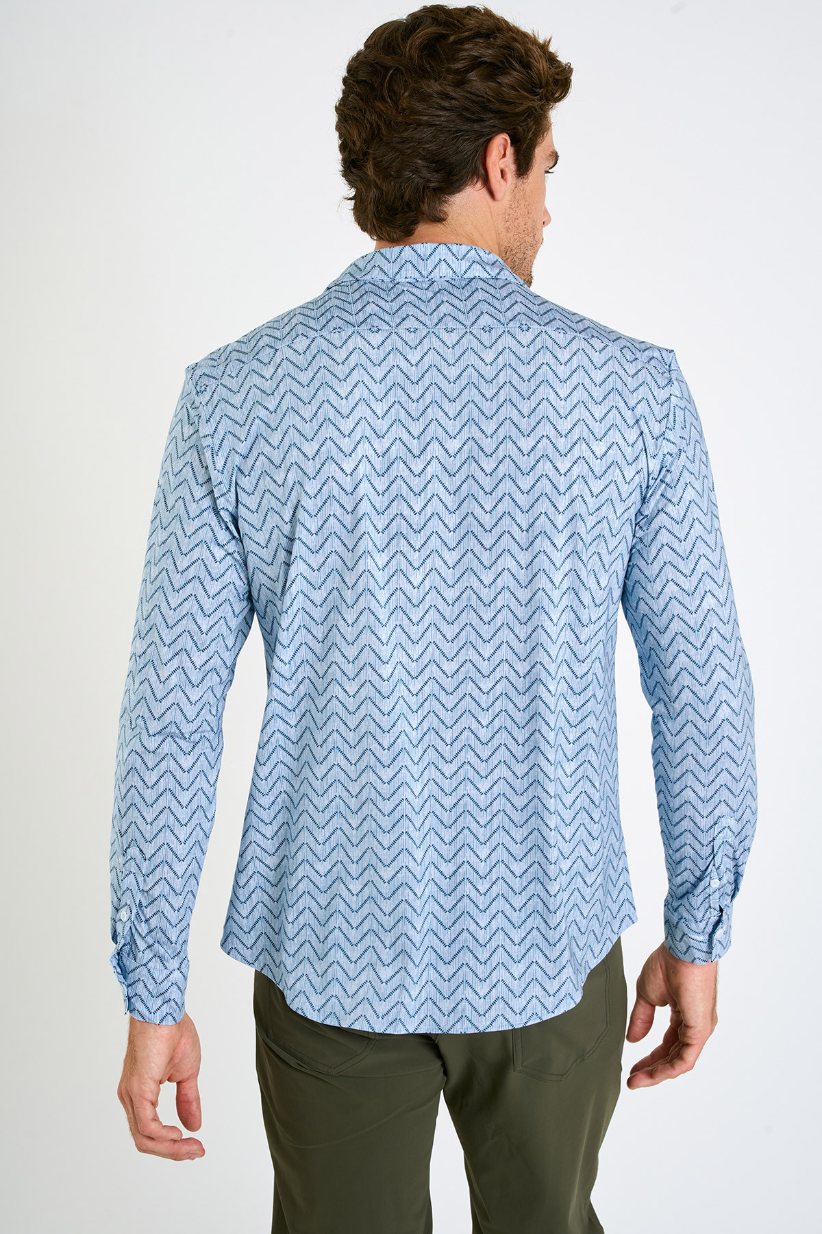 Chemise bleue homme ALAIN TIVOLI - 6