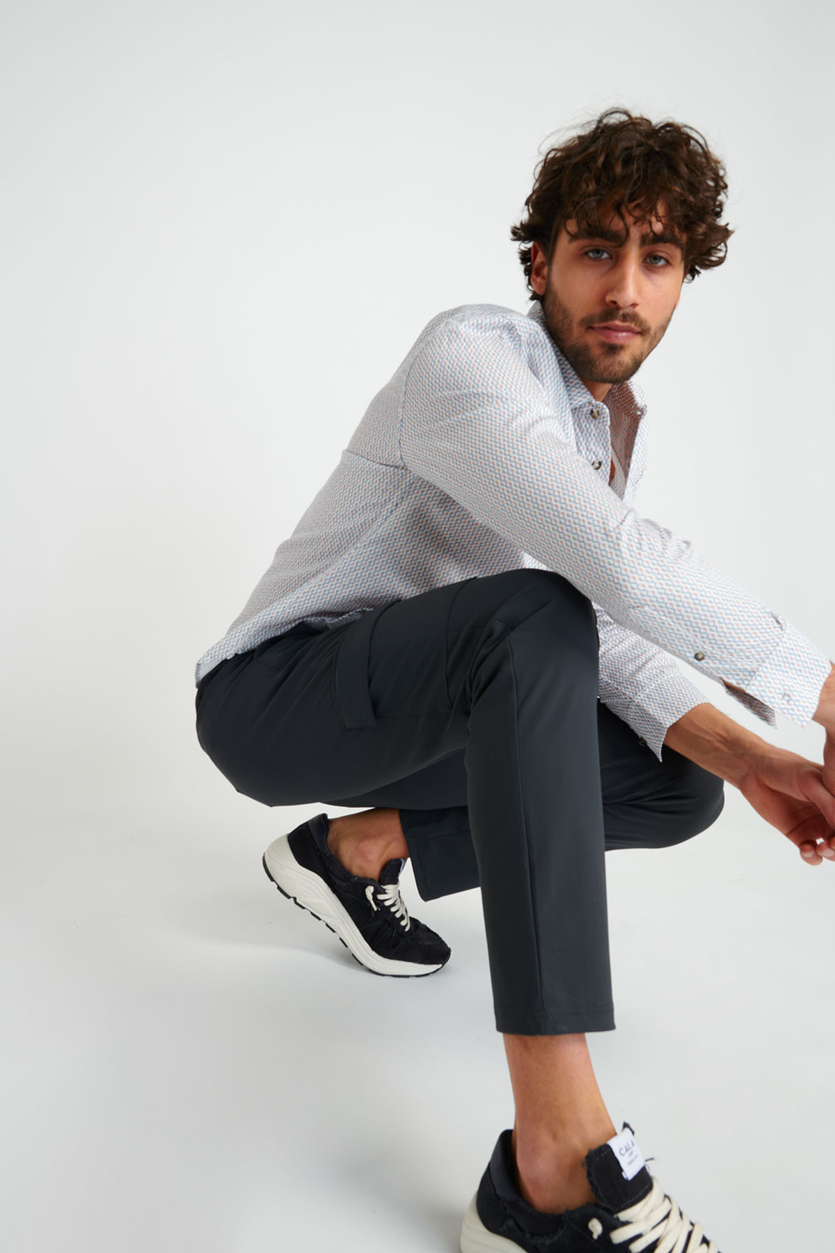Pantalon cargo gris anthracite CONOR EVOLUTION - 4