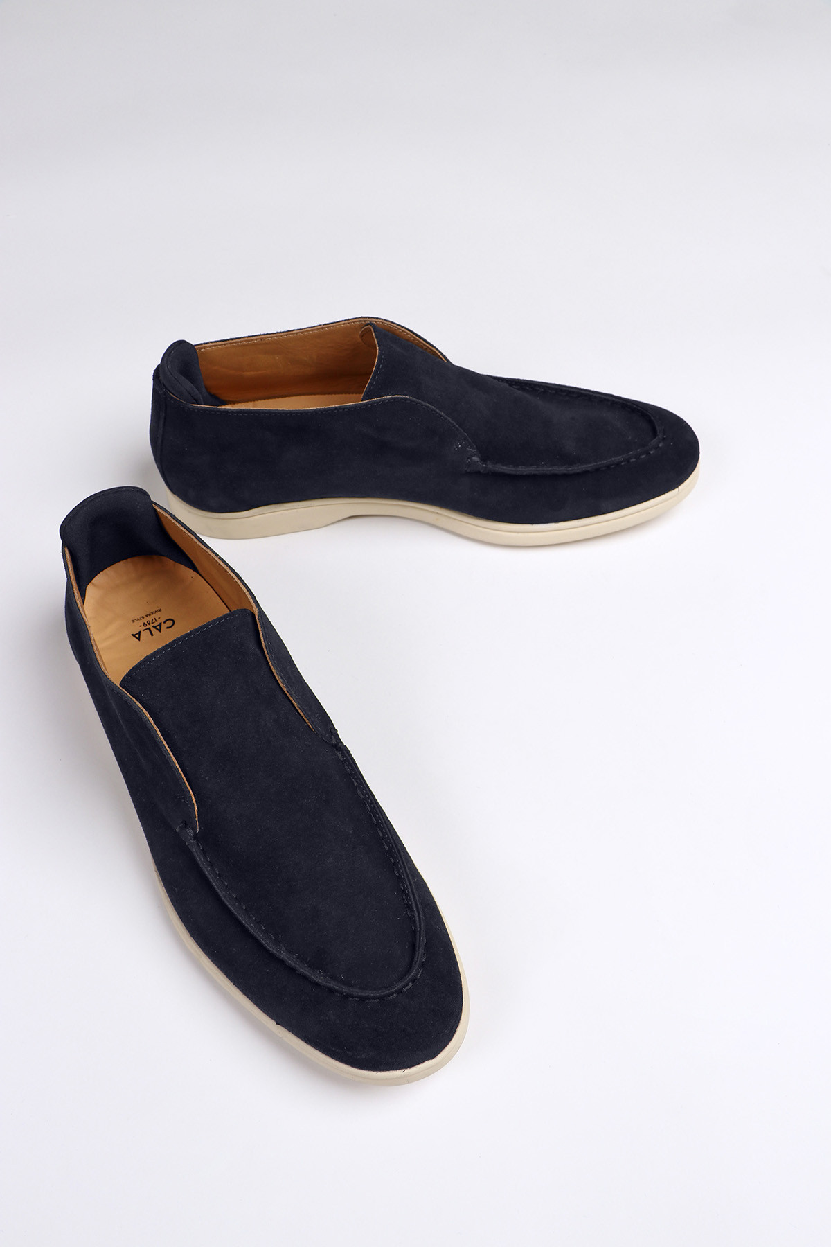Boots en daim bleu marine DAVE TARAMO - 0