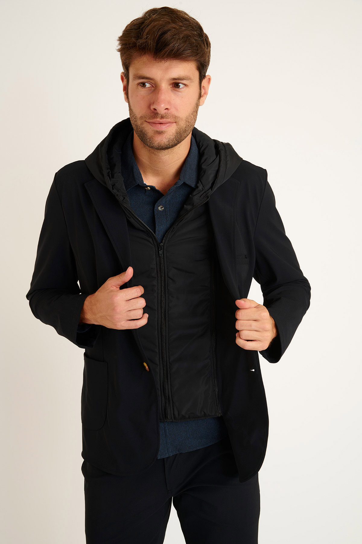 Veste amovible noire EDDY EVOLUTION - 1