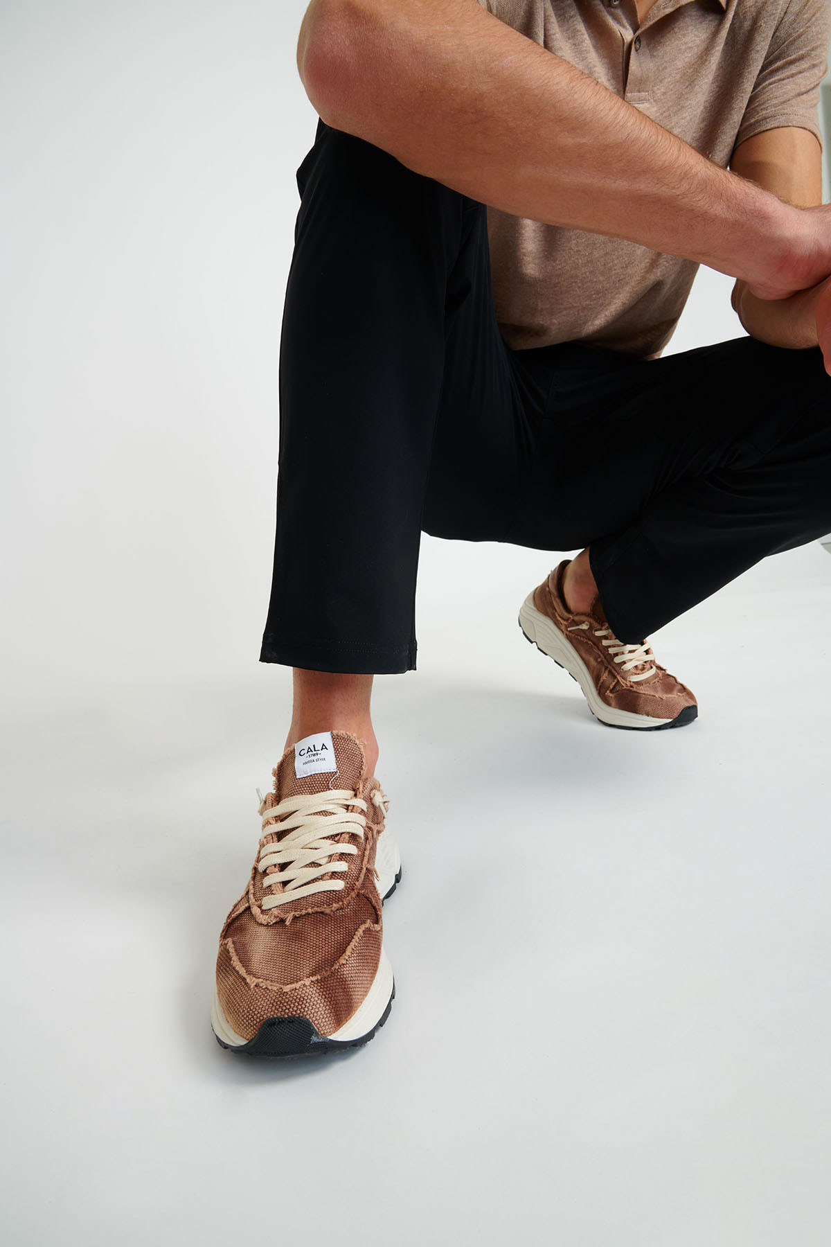 Baskets homme marron NINO AVELLINO - 10