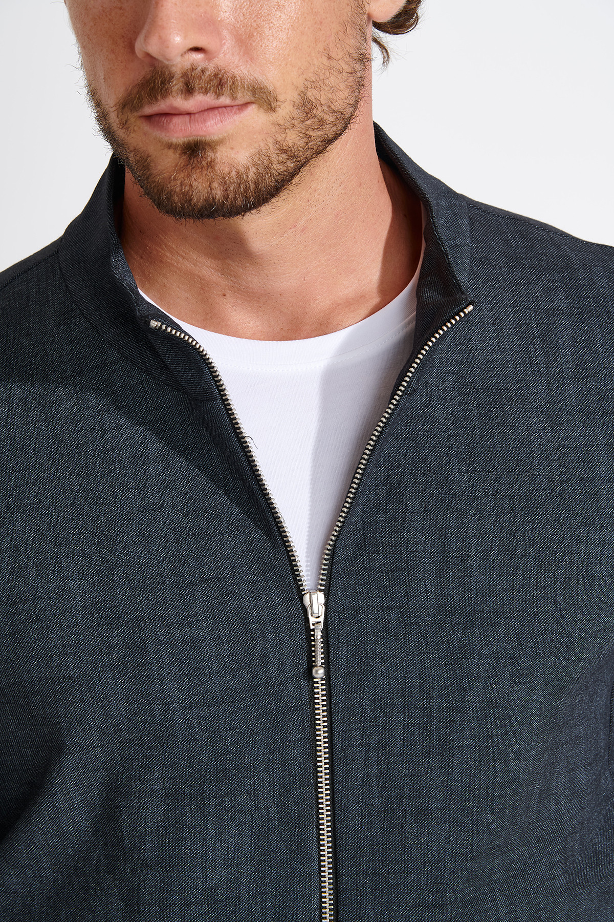 Blouson noir zippé Danyel CANSIGLIA - 5