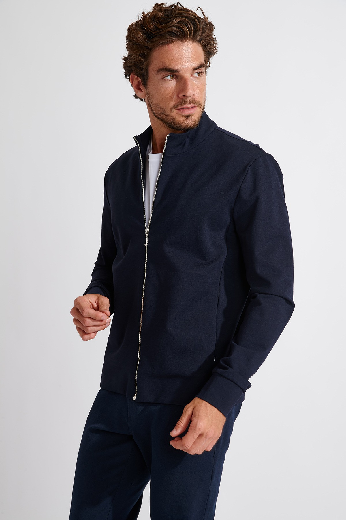 VESTE ZIPPÉE BLEU MARINE LUC MAIORCA - 2