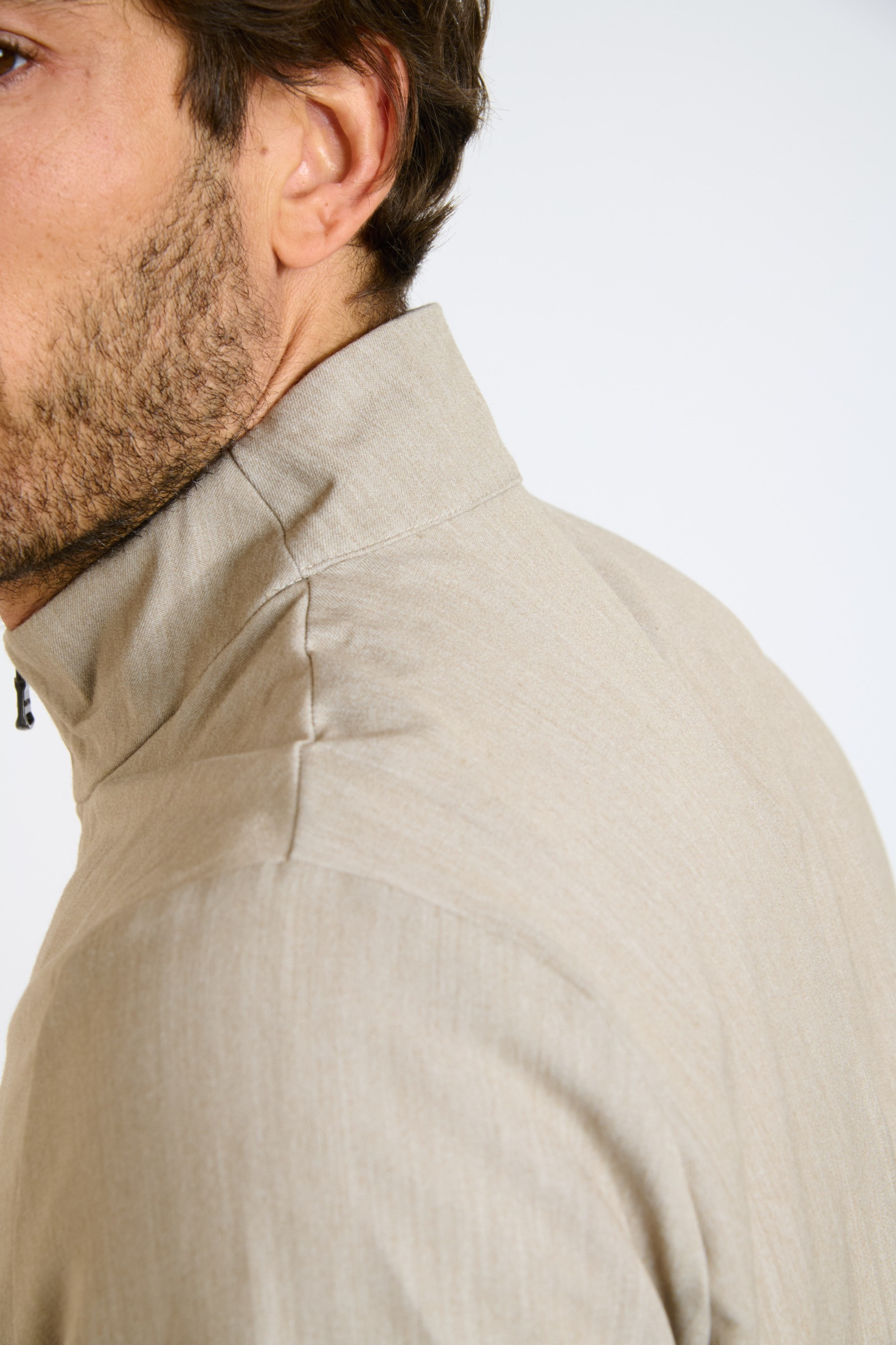 VESTE ZIPPÉE BEIGE LUC MAIORCA - 3