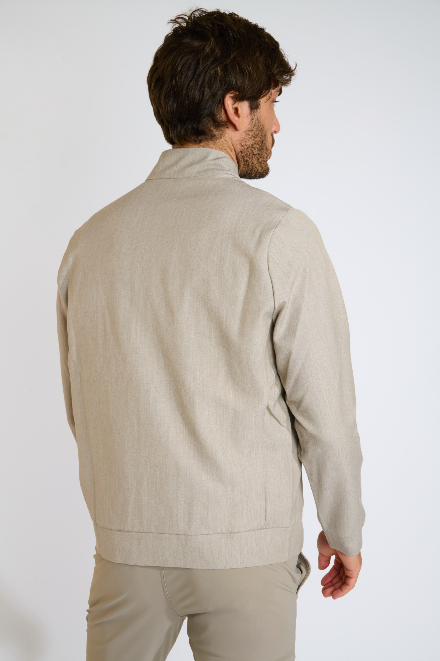 VESTE ZIPPÉE BEIGE LUC MAIORCA - 4