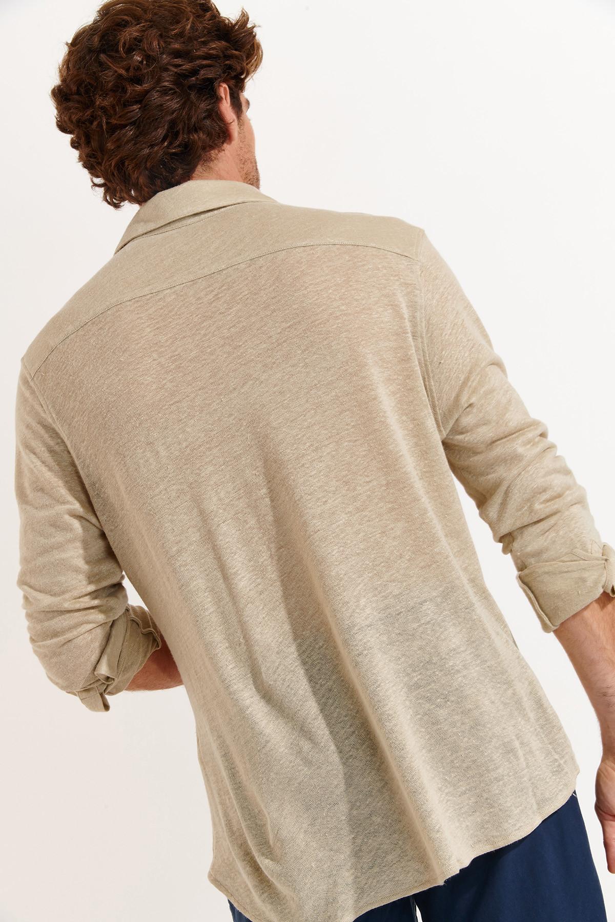 Chemise beige ALAIN LIN - 5